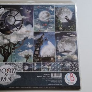 461 Set Papiers 12x12 MOON & ME CBPM040 Isaleocrea Saint Pourçain sur Sioule Allier Auvergne