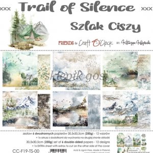 451 Set papiers 12x12 Trail of Silence CC-F19-TS-00 Isaleocrea Saint Pourçain sur Sioule Allier Auvergne