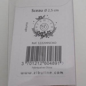 639 Sceau 25 mm Horloge Isaleocrea Saint Pourçain sur Sioule Allier Auvergne