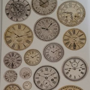1095 Chipboard Clocks 01 Isaleocrea Saint Pourçain sur Sioule Allier Auvergne