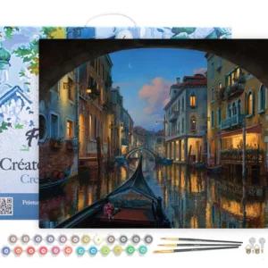 1411 Peinture numéros Visite du Canal de Venise FA10070-Y ISALEOCREA SAINT POURCAIN SUR SIOULE ALLIER AUVERGNE